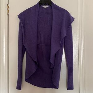 New York & Company purple sweater